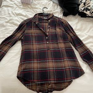 Long Quarter-buttoned flannel from the beachlunchlounge collection